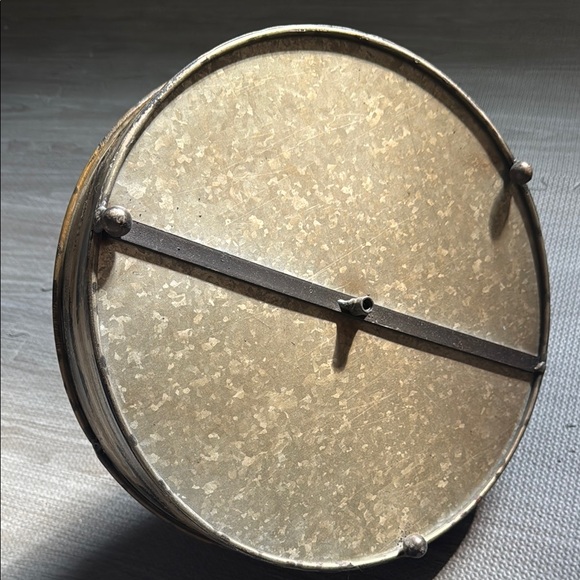 Rustic Metal Tray with Handle - Picture 2 of 3